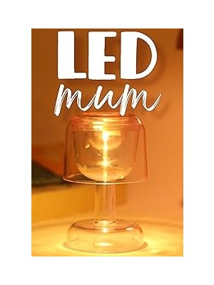 Kazan Hobi LED Mum Iskandinav Tip Pil Dahil Dumansız Alev Ledli Yapay Dekoratif Mum Dekor Işığı PT428 (Pembe)
