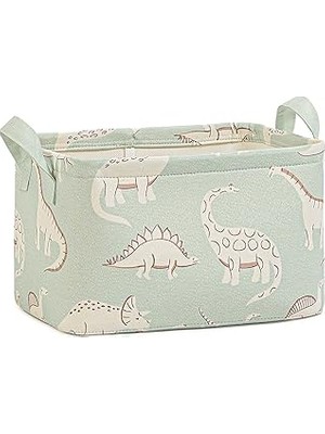 Kazan Hobi Ocean Home Textile Çocuk Odası Dinozor Sepet 30 x 21 x 18 cm