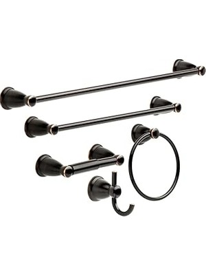 Kazan Hobi Franklin Brass KIN5PC-ORB Kinla Banyo Aksesuar Seti, 5 Parça, Yağlı Bronz