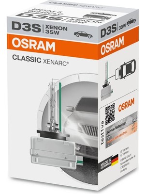Kazan Hobi Osram D3S Clc 66340CLC PK32D-5 Ampul, 32 Watt, Beyaz Işık