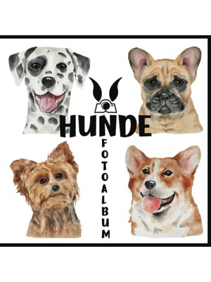 Kazan Hobi Independently Published Hunde Fotoalbum: Hundebuch Zum Ausfüllen - Erinnerungsalbum Für Hundehalter - Geschenk Für Hundebesitzer (German Edition)