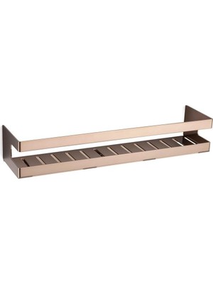 Kazan Hobi System Banyo Duş Raf Sistemi Rose Renk 98X100X400 mm Rose Tek Ebat BA3001 043 Rs