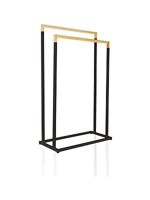 Kazan Hobi [marka] Metal Havlu Askılığı Siyah GLV0762