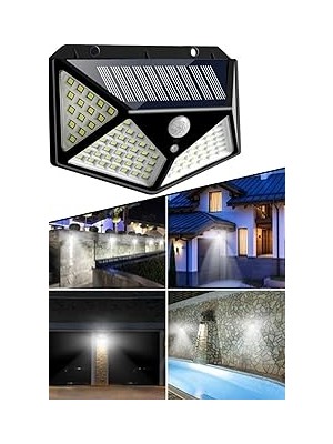 Kazan Hobi Chermik 100 LED Güneş Enerjili Solar Bahçe Lambası