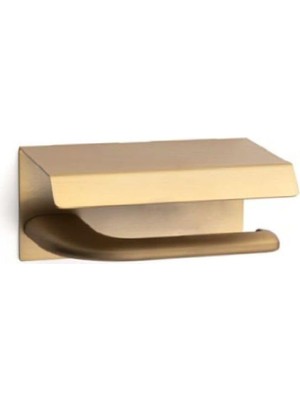 Kazan Hobi System Dorado Kapaklı Tuvalet Kağıtlığı Gold Renk 85X118X170 mm