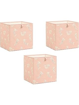 Kazan Hobi Ocean Home Textile 3'lü Çocuk Odası Deniz Kızı Kutu Set 33 x 30 x 33 cm