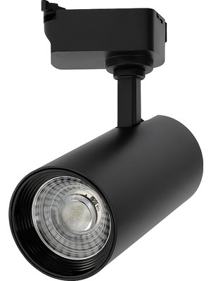 LampIST 30W Ray Spot Siyah Kasa 4000K Doğal Beyaz LED li Monofaze Uyumlu A+ Sınıfı
