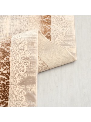 Anatolia Anatolıa Halı Ezgi -Vizon / Kahve -Oturma Odası, Salon -Kolay Temizlenebilir