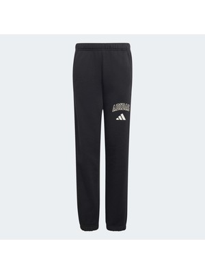 Adidas Seasonals Collegiate Typography Çocuk Siyah Eşofman Altı (KS5126)
