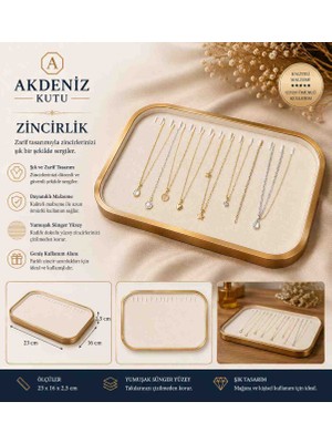 Akdeniz Kutu Bakır Çerçeveli Kolye ve bileklik Standı