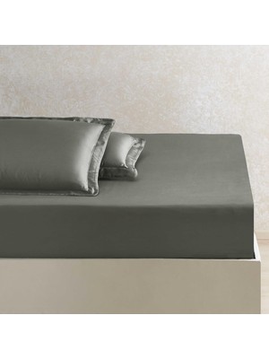 Kazan Hobi Linens x Tencel™ Lyocell Çift Kişilik Çarşaf Yeşil