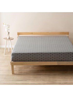 Kazan Hobi Soley | Mix & Match | Blanj |%100 Pamuklu Tek Kişilik 160 x 240 Çarşaf Antrasit