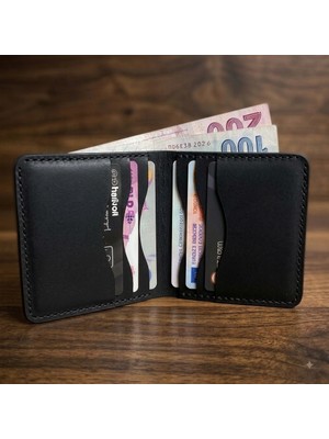 Parla Leather Elegand Hakiki Deri Cüzdan Kartlık  Minimal Erkek