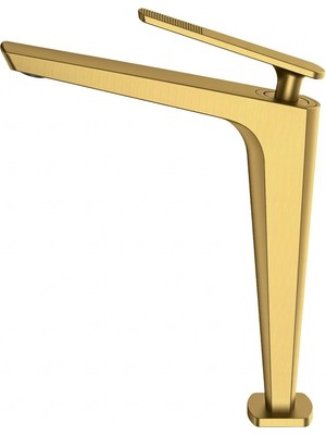 Fontana FG-4122 Mat Altın Yüksek Lavabo Bataryası