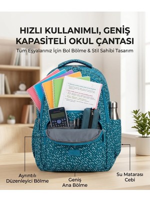 Tüftürük Astral Okul Çantası Geniş Kapisteli Okul Çantası Okula Dönüş Için Mükemmel Seçim