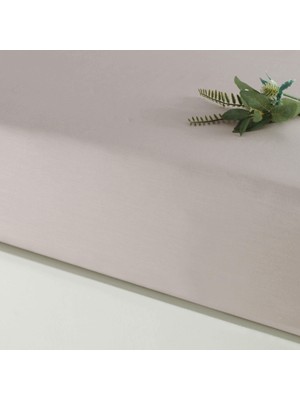 Kazan Hobi Linens Mix&match Pamuk Saten Süperking Size Lastikli Çarşaf Taş