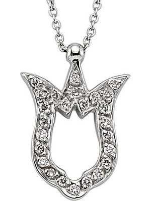 Harem Altın 18 Ayar Altın Pırlanta Lale Kolye K48560-2
