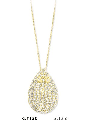 Harem Altın 14 Ayar Altın Damla Kolye KLY130