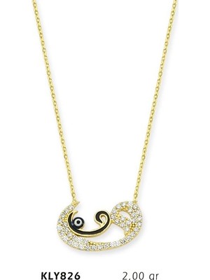 Harem Altın 14 Ayar Altın Vav Kolye KLY826