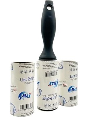 New-Max New Max 60+120 Yaprak Yedekli Tüy Toplayıcı Rulo Set