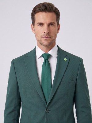Plus Scorpion Erkek Klasik 2’li Takım Elbise 2 Düğmeli Slim Fit Esnek Kumaş Çift Yırtmaçlı 7 Drop