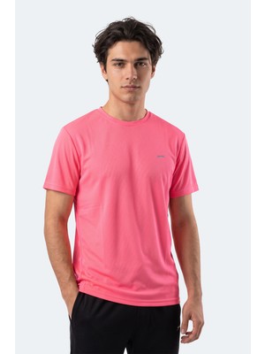Slazenger Haunted I Erkek  Neon Pembe Tişört