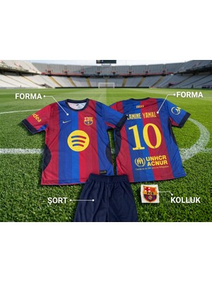 Lamine Yamal Barcelona Yeni Sezon Forması 3 Lü Set