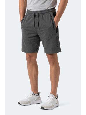 Slazenger Nıkon I Erkek Fermuar Cepli Antrasit Şort
