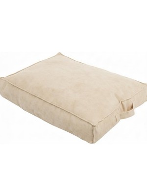 Sapıen Home Yer Minderi 60X40CM Çıkarılabilir Kılıflı ve Yıkanabilir (Vizon)