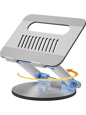 Taşınabilir Katlanabilir Folding Alüminyum Dizüstü Bilgisayar Notebook Stand Alüminyum Ayarlanabilir Açı ve Katlanabilir Portatif Rahat Kullanım 11 Inç 17 Inç Laptop Stant | S4