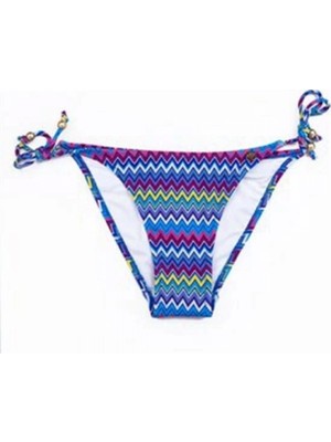 Hace Bazaar Black Spade Kadın Için Baskılı Desenli Alt Bikini 8253