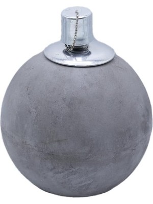 Greenmall Küçük Beton Yuvarlak Mumluk Co 600016-01