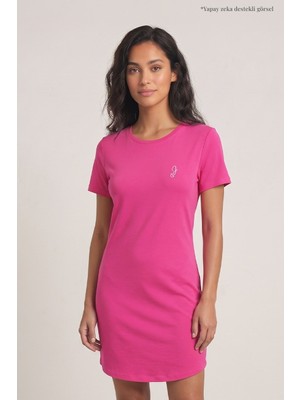 Jaya Viskon Gecelik / Pembe