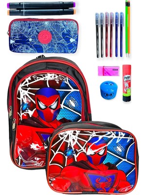 Spide Tekerlekli Erkek Çocuk Sırt Çantası