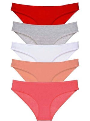 Hace Bazaar 5 Adet Süper Eko Set Likralı Kadın Slip Külot 519 Mudanis