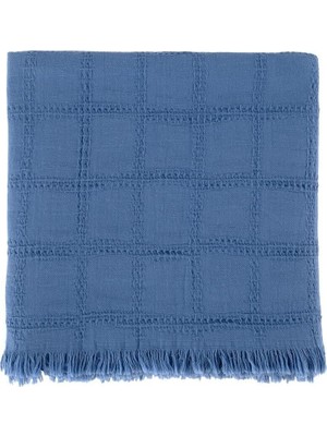 Sarev Vesemir MAVI%100 Pamuk Throw 130X170 cm