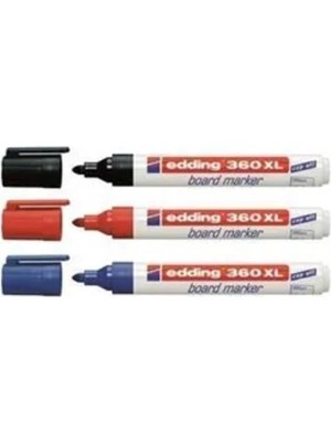 Edding 360 Xl Doldurulabilir Tahta Kalemi 3'lü Set (Kırmızı - Mavi - Siyah) RYN-LDR885-ON