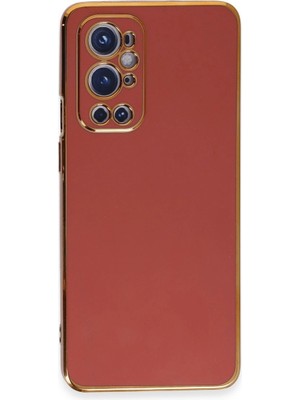 The Gencoo One Plus 9 Pro Kılıf Volet Silikon - Kırmızı