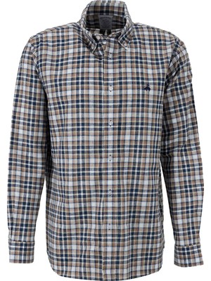 Brooks Brothers Çok Renkli Erkek Kareli Gömlek BBSS26MSH049