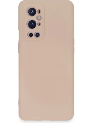 The Gencoo One Plus 9 Pro Kılıf Nano Içi Kadife Silikon - Pudra
