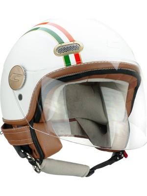 Cgm 191I Pix Sprint Verde Bianco Rosso Lunga Açık Kask (Beyaz-Kırmızı-Yeşil)