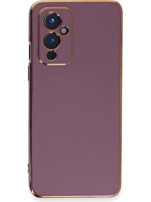 The Gencoo One Plus 9 Kılıf Volet Silikon - Mor