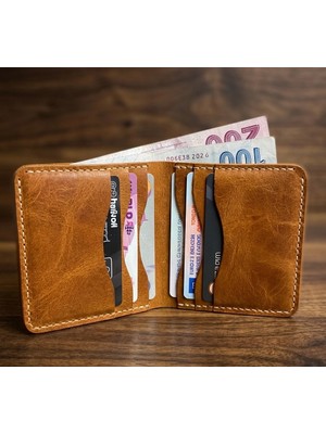 Parla Leather Elegand Hakiki Deri Cüzdan Kartlık  Minimal Erkek