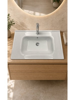 Kalyon S9001 Seramik Lavabo 600X470X160 Beyaz (1 ADET)