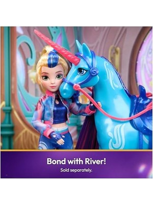 Sidelya Aksesuar Unicorn Academy Isabel Giydirme Mankeni - Sevilen Netflix Dizisine Ait Orijinal Bebek, 24 cm Büyüklüğünde, 4 Yaşından Büyük Çocuklar Için