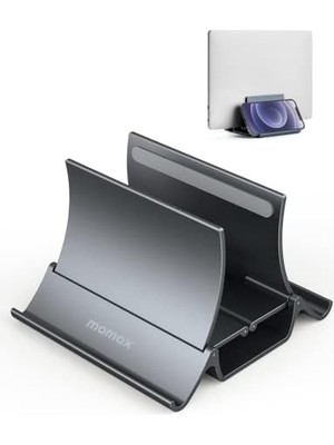 Sidelya Aksesuar Momax Dikey Dizüstü Bilgisayar Standı Tutucu, Arch Gravity Otomatik Kilitleme Tutucu Depolama Yuvası, Masa Düzenleyici Için Yer Tasarrufu, Tüm Macbook/ipad/dell/chromebook'a Uyar, Çift Dizüstü
