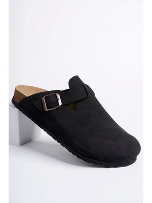 Albishoes Anatomik Önü Kapalı Ayarlanan Tokalı Comfort Eva Taban Rahat Cool Sabo Kadın Terlik