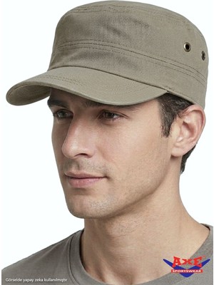 Axe Sportswear Yazlık Arkası Cırtlı Ayarlanabilir Castro Cap Kep Avcı Model Şapka