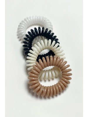 Eco Lounge 100 Adet Renkli Makarna Lastik Toka 3,5 cm