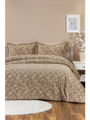 ELART Stella Comfort Uyku Seti Yatak Örtüsü Çift Kişilik 3 Parça (220x240 cm) Bej